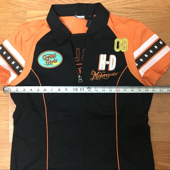 Women’s blouse Harley Davison size xl cruiser girl - Picture 2 of 5